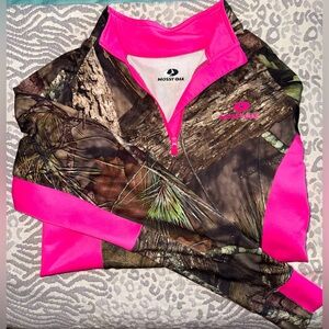 MOSSY OAK quarter zip